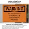 Signmission No Trespassing Attack Dogs & Firearms On Premises OSHA Warning Sign, Vinyl Decal, 10in x 7in, 2PK OS-2PACK-WS-D-710-L-12276 - alternate 6